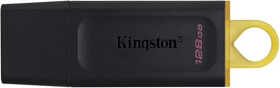 Kingston Kingston DataTraveler Exodia 128GB USB Flash Bellek USB3.2 Gen1 (Black + Yellow) DTX/128GB