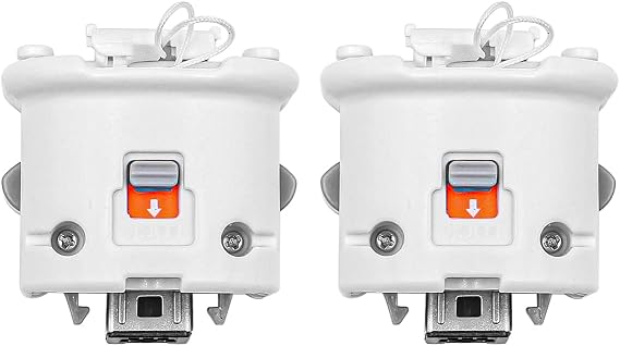 2PCS Motion Plus Adapter Accelerator Handle Sensator External Adapter for Wii Remote Control