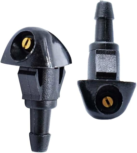 2Pcs Front Windshield Wiper Water Spray Jet for Honda Civic Fit Jazz CR-V Accord Prelude Shuttle 76810-SEA-A01 Washer Nozzles
