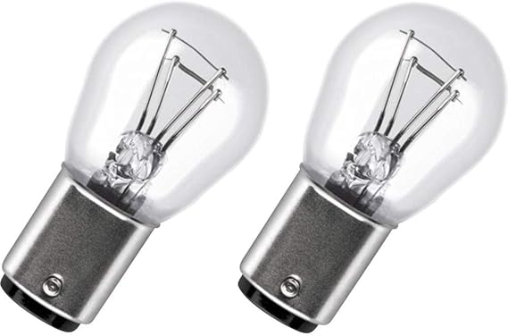 Osram Ultra Life P21/5 W Halojen Sinyal Lambası, Stop Lambası, Arka Sis Lambası, 7528ULT-02B, 12 V Yolcu Otomobili, Çift Ampul (2 Birim)