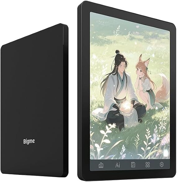 Bigme B6 Color E-Reader, E-Ink eBook Reader 6 Inch Color eReader Digital eBook Tablet with Android 14, 2G+32GB, Adjustable Front Light, Android eReader Device with Audiobook, Black
