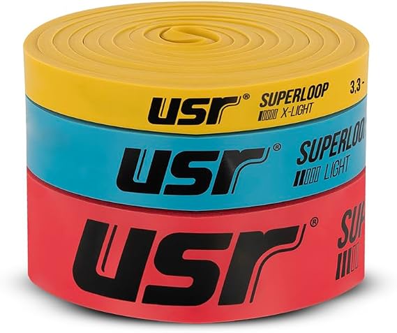 USR Superloop-3 Egzersiz Lastiği-Loop Band 3 lü Set