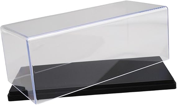 Sharplace Clear Acrylic Display Case,Showcase for 1:43 Model Cars,Decorative,Transparent Organizer Protection for Figure Arts Car Model