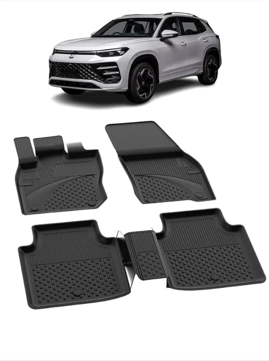 Sahler Volkswagen Tayron (2024+) ile Uyumlu 4.5D Premium Havuzlu Oto Paspas