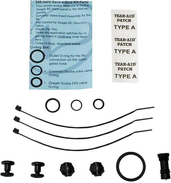 Zeagle BC Repair Kit Accessories
