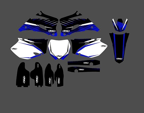 DST0202 3M Customized Motorcross Stickers Motorcycle Decals Graphics Kit for Yamaha YZ250F YZ450F 2006 2007 2008 2009