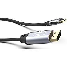 INCA ITCD-02TX USB TYPE C 3.0 TO DISPLAYPORT 4K 2 METER CABLE 4K HD 3840 2160 60Hz resolution image transfer Type C input Displayport output Gold bits