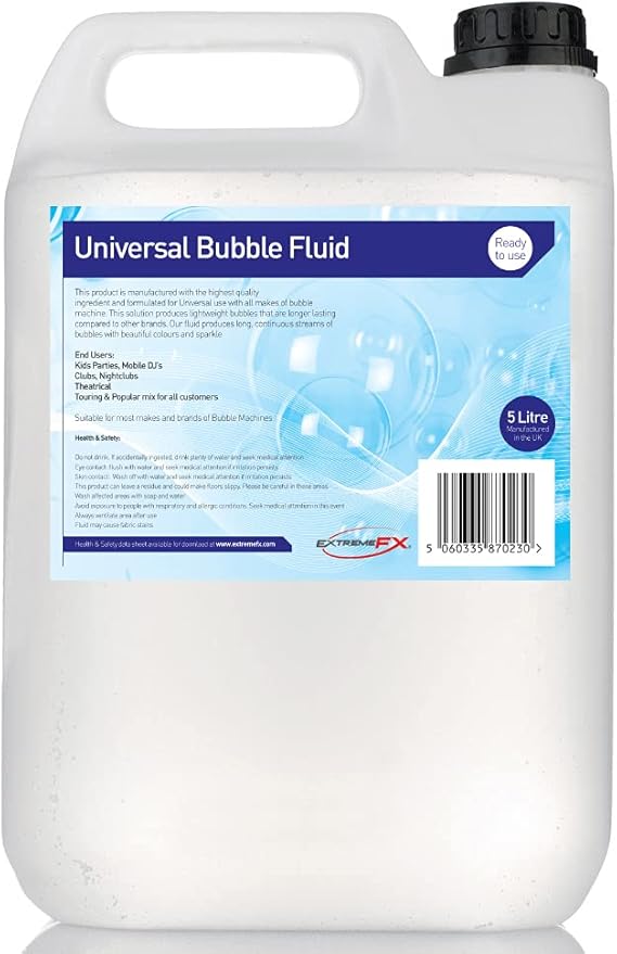 Bubble Fluid Premium Quality 5 Litres Kids Solution for Machine Liquid UK Made