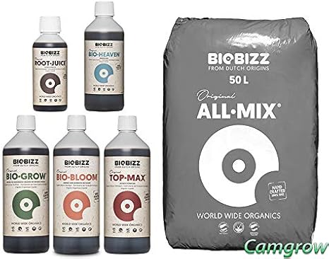 BioBizz - Organic Starter Packs of 1L & 5 Litre Nutrients & Soil Hydroponics (All Mix - Starter Pack)