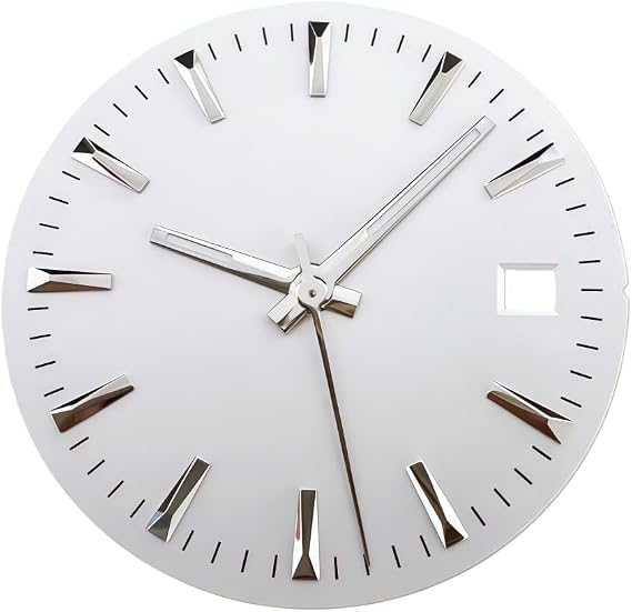 29.5mm Watch Dial Hands Set 3h Crown & Date Watch Face Mod Parts for Miyota 8215 Movement