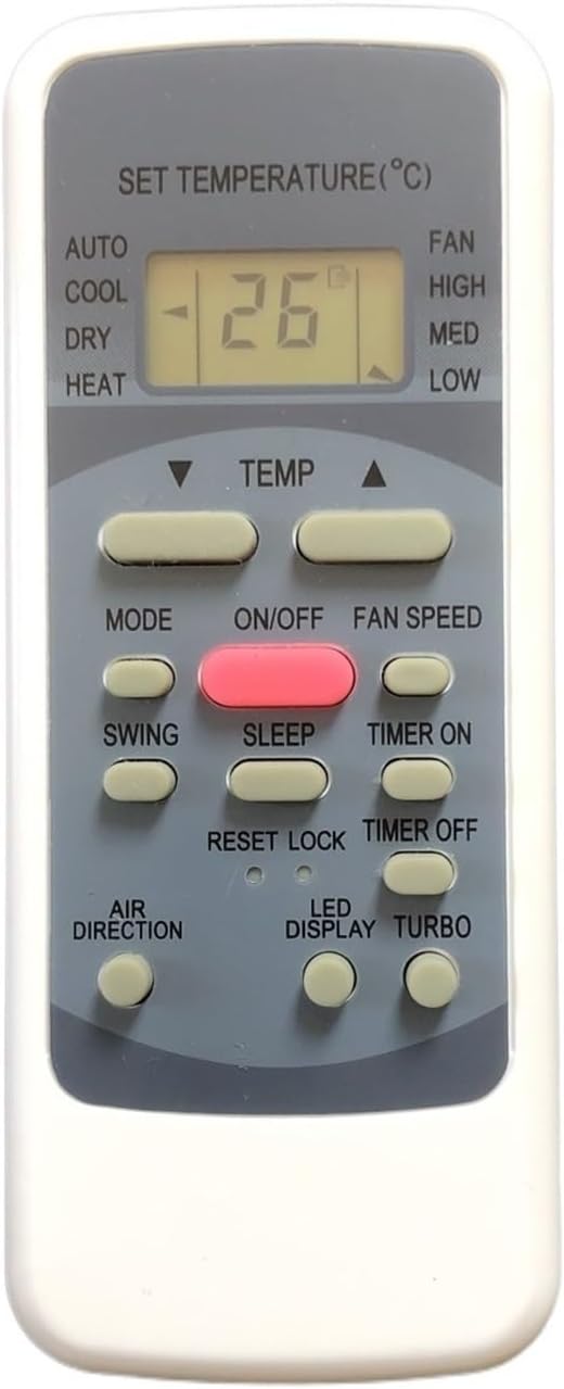 1pc Remote Control For Senville RG51F/EU1 SENL-09CD SENL-12CD SENL-18CD SENL-24CD SENL9000 SENL12000 Split Heat Pump Air Conditioner