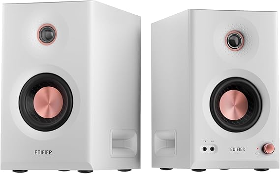 Edifier MR5 Studio Monitors 3-Way Active Speakers, 110W RMS, White