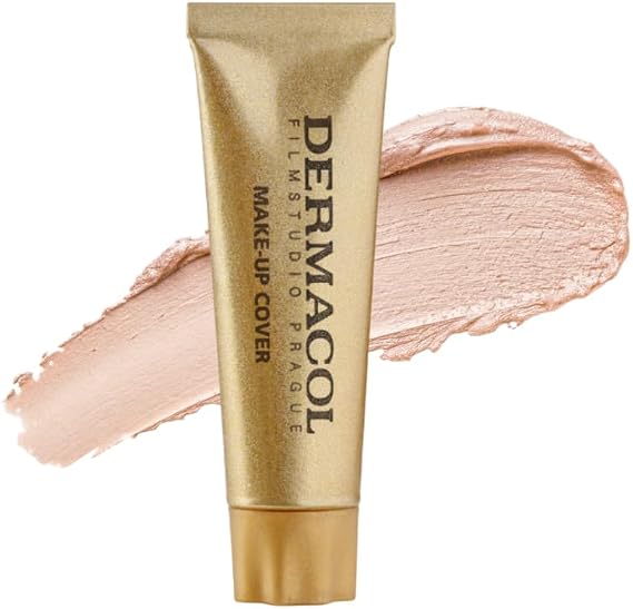 Dermacol Mini Makeup Foundation Full Coverage 13g Matte Liquid Foundation SPF 30 Waterproof Foundation for Oily Skin Acne and Under Eye Bags Long Lasting Makeup Products