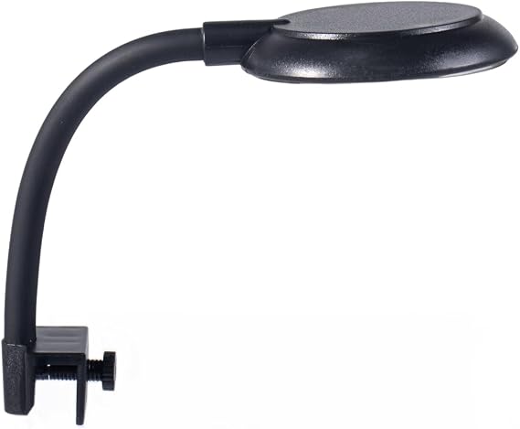 USB LED Aquarium Light, 7W WRGB Color Changing Lamp with 1.2m Power Cord, Adjustable Black Lighting for Freshwater Plants, Fish Tanks [Energy Class A]