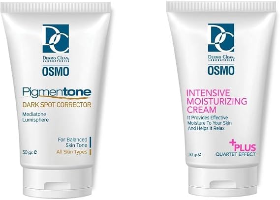 Dermoclean DERMO CLEAN CİLT LEKE GİDERİCİ KREM + OSMO PLUS YOĞUN NEMLENDİRİCİ KREM