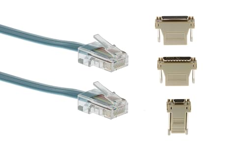 CablesAndKits Cisco Console/Auxiliary Port Cable Kit, 4 pc, ACS-2500ASYN=