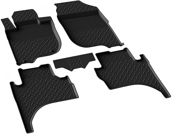 ferrous autoaccessories Mitsubishi L200 4 ile Uyumlu 4D Havuzlu Kauçuk Paspas 2007-2015
