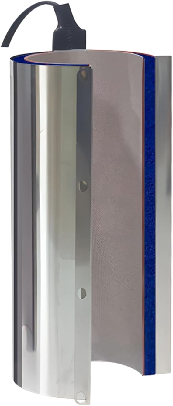Generic Sublimation Heat Press for Tumblers, 20 oz Tumbler Heat Press Attachment, Metal Edge Design, Seamless Installation, Compatible with 5-in-1 Heat Press Machines