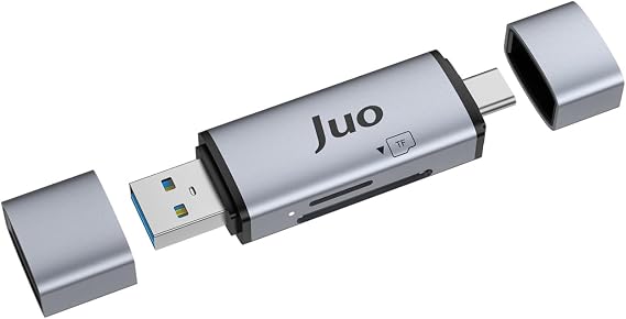 Juo USB 3.2 Type-C ve USB-A OTG SD ve Micro SD Hafıza Kart Okuyucu