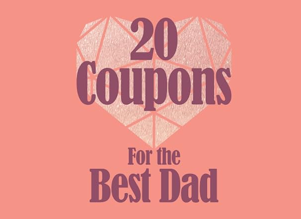 20 Coupons for the best Dad: Voucher booklet to fill out yourself for dad I 20 blank vouchers to give away for birthday, Father's Day and much more