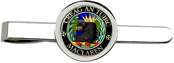 Maclaren Scottish Clan Tie Clip