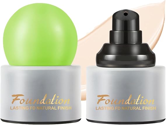 Lightweight Liquid Foundations – Foundation Full Coverage, Foundation For Mature Skin Full Concealer, Moisturizing, Waterproof, Sweat Proof, Flawless Makeup All Day (#1, 20g)