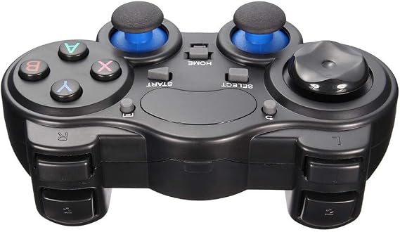 Gamepad Android TV Box PC 2.4GHz Wireless Game Controller Gamepad Joystick Gaming Entertainment Color: Black, Size: One Size