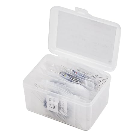 3W 5% 25Values 125PCS 0.68Ω-1MΩ カーボンフィルム抵抗器 アソートキット 詰め合わせ