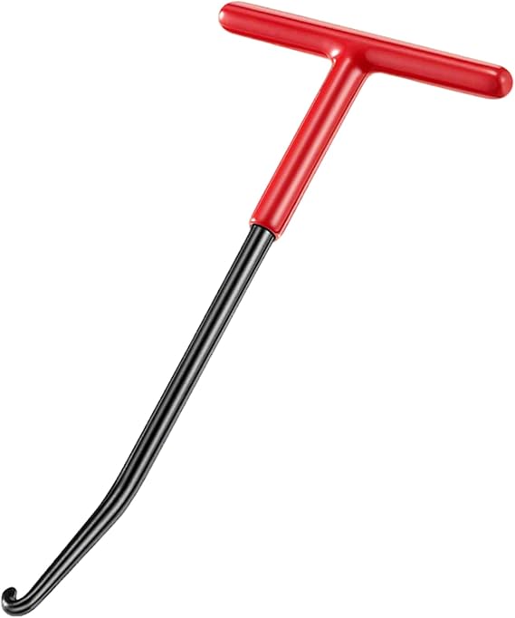 Brake Spring Hook Puller Tool, Exhaust Pipe & Motorcycle Spring T-Hook for Removal and Installation, Car Repair Tool