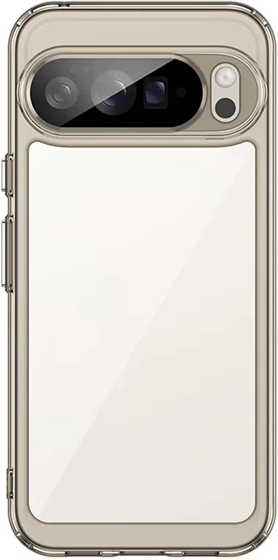 Microcase Google Pixel 10 / Google Pixel 10 Pro Shield Serisi Darbeye Dayanıklı Yarı Esnek Plastik Tpu Kılıf - AL8100 (Gri)