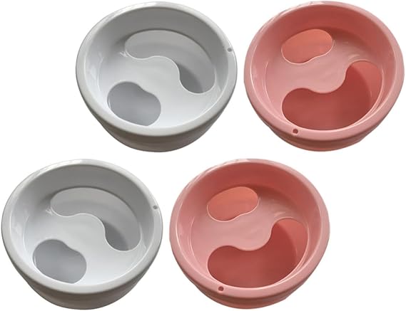 4pcs Plastic Abs Hand Soaking Bowl for Nail Art Removal