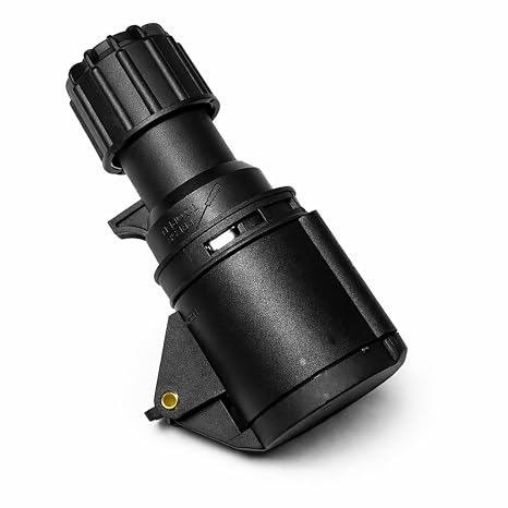 16A 3-Pin Waterproof Industrial Socket, IP44 Rated, 220-250V Type 213N, IEC309-2 Compliant, Black Weather Proof Socket