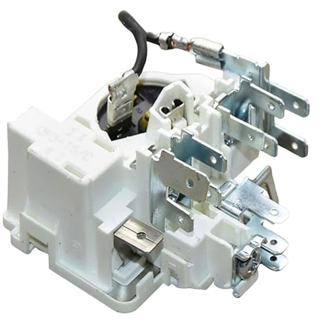 PTC Starter Freezer Overload Protector Compressor Relay White for QP3-15/C Refrigerator