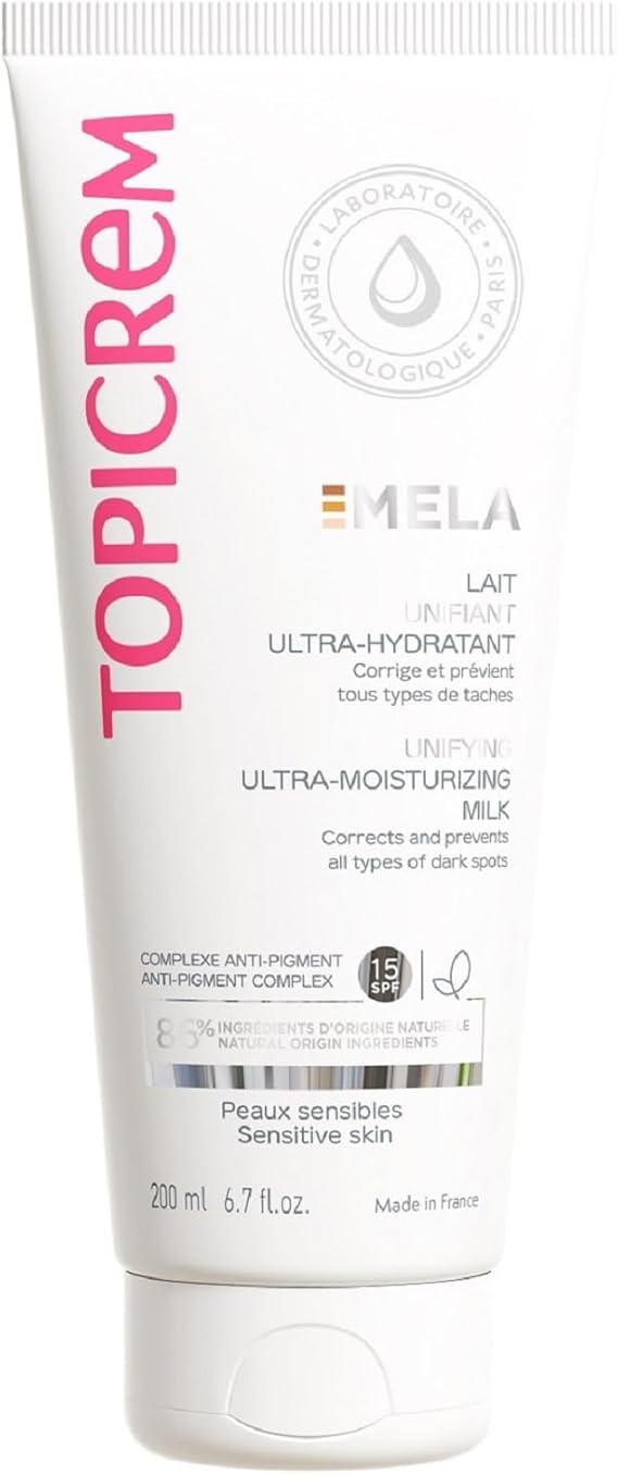 Topicrem Mela Unifying Hassas Ciltler İçin Nemlendirici Bakım Sütü 200 ml