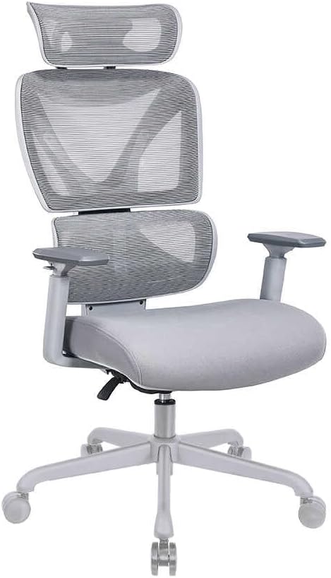 Unique-SX Executive and Work Chair - Gray 74x119.5-129x65.5 cm