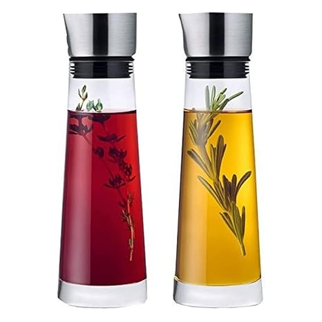 blomus Stainless Steel/ Glass Alinjo Oil and Vinegar Set Set of 1