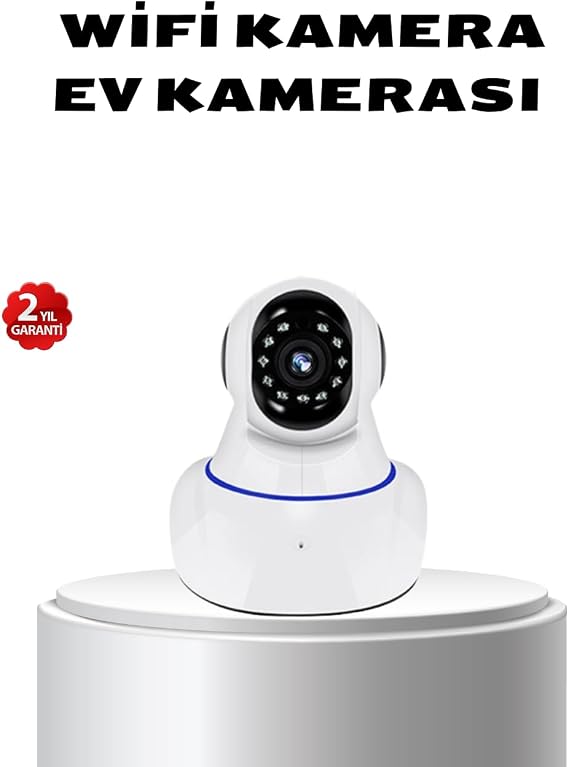 Full HD Akıllı IP Kamera Gece Görüşlü, Hareket Sensörlü, Çift Yönlü Ses ve Online Kayıt Özellikli