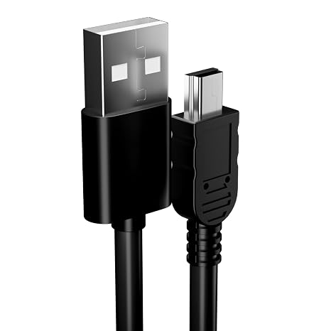 pluX USB Data Charging Cable For Texas Instruments TI-84 Plus CE, TI 89, TI Nspire CX Graphing Calculator