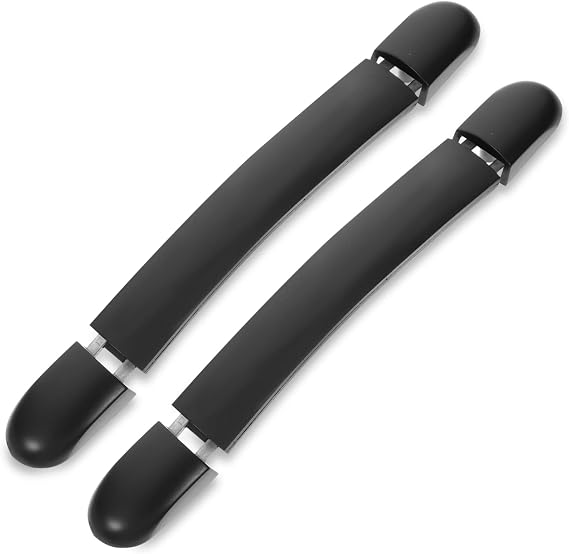 CLISPEED 2pcs Plastic Suitcase Replacement Handles for Luggage with Sturdy Construction and Smooth Surface, Suitable Travel Grip Handles for Secure and Comfortable Carrying