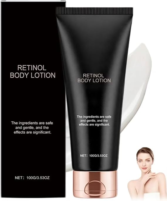 Advanced Retinol Body Lotion & Face Moisturizer,Retinol Firming Body Cream,Retinols Advanced Firming Hydrating,Anti-Aging Cream for Crepey,Wrinkled,Sagging,Sun-Damaged Skin,Intensely Moisturizes (1PC)
