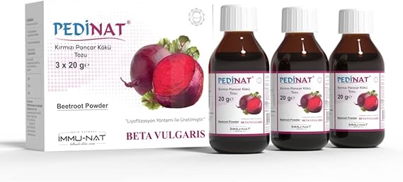 Immu-Nat Pedinat Kırmızı Pancar Kökü Tozu 3 X 20 G
