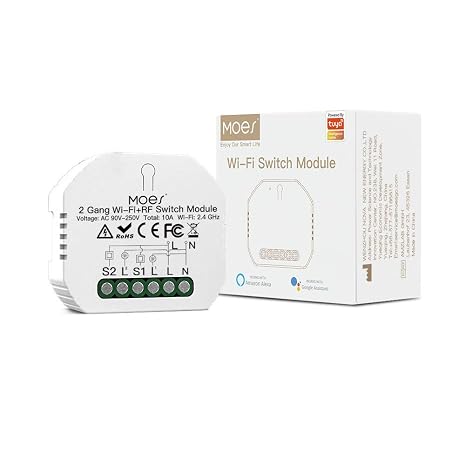 MOES Wifi Switch Mini Intelligent Wireless Switch Relay Module