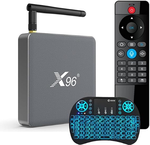CHROX Android 11.0 TV Box, X96 X6 RK3566 CPU ROM BT5.0 Support Dual Wifi 2.4G/5.8G, 1000M Ethemet, 8K Ultra HD Android Set Top Box, with HD Cable And Voice Remote Control,8GB+64GB [Energy Class A]
