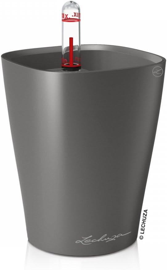 Lechuza Mini-DELTINI Metallic Anthracite 14949