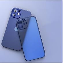 bbtech Iphone 11 Compatible 0.2 Mm Pp Frosted Ultra Thin Hard Silicone Camera Protected Case; Blue