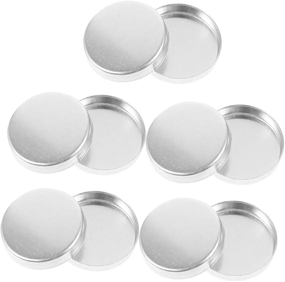GALPADA 30pcs Empty Eyeshadow Pans Lightweight Reusable Aluminium Makeup Palette Storage Containers for Girls and Women for DIY Eye Shadow Pallets