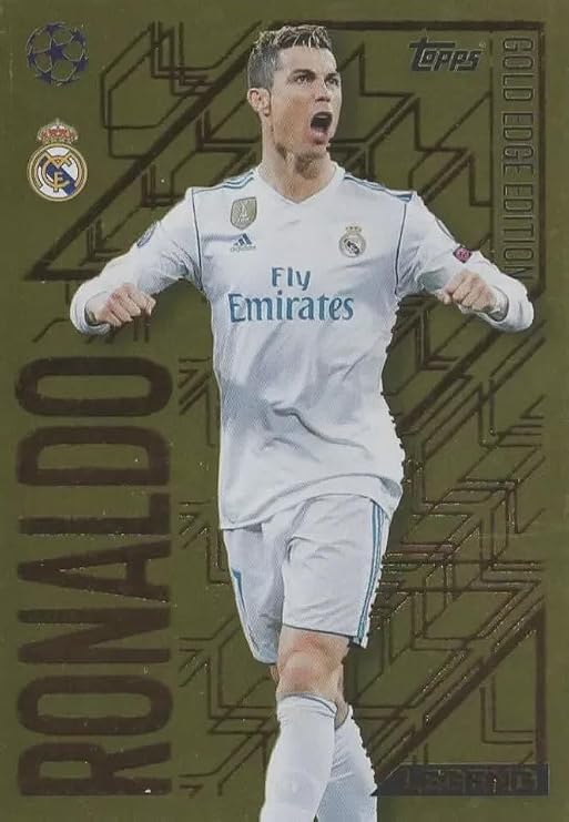 Match Attax 2024 2025 Cristiano Ronaldo Gold Edge Edition GE7 Trading Card
