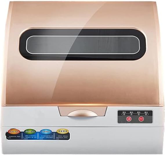 Portable Dishwasher, Home Automatic Dishwasher, Countertop Dishwasher 4 Cleaning Programs, Air Drying Function, LED Light for Small Apartments, Dorms, RVs
