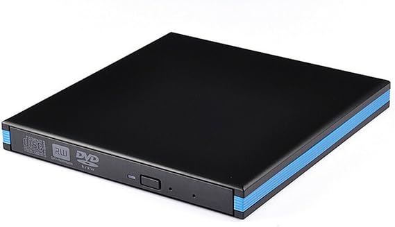 Blu-ray Burner Player USB 3.0 CD DVD External Blu-ray Drive Writer Reader Fast and Convenient Black