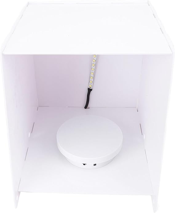 360 Degree Rotating Turntable Curing Box for Resin and 3D Printer Lamp, Dustproof and Waterproof Protection for Efficient UV Curing